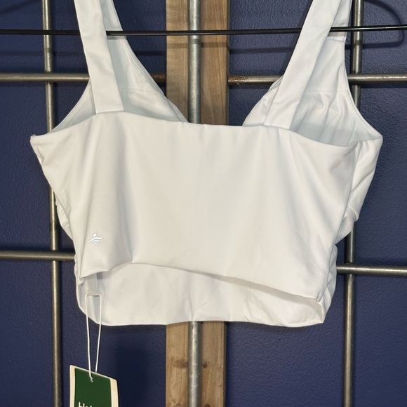 HALARA White Twist Front Sports Bra SOLD - Picture 3 of 6